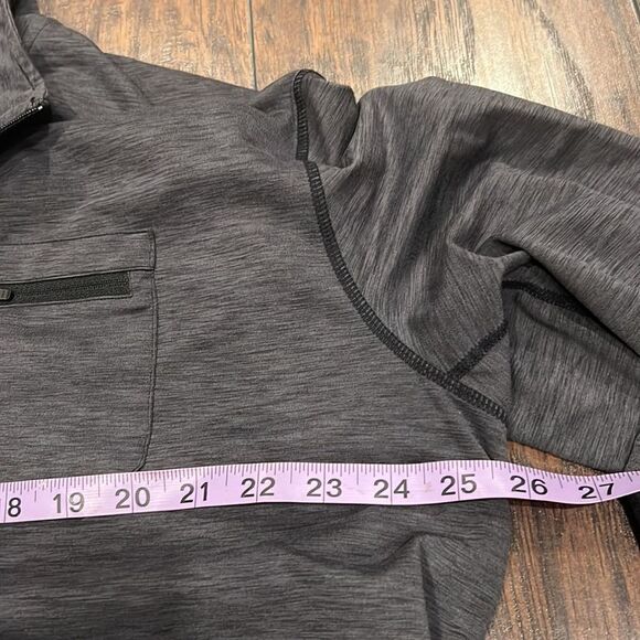 prAna 1/4 Zip Mens Grey Pullover Size Large Lightweight size XXL breathable - Picture 7 of 10